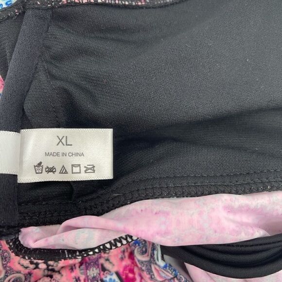 Arizona Flounce Multi Color Swim Top - Picture 5 of 5